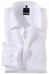 Koszula OLYMP Luxor modern fit / biała / New Kent / skw 03906400