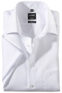 Koszula OLYMP Luxor, modern fit, krótki rękaw / biała/03001200