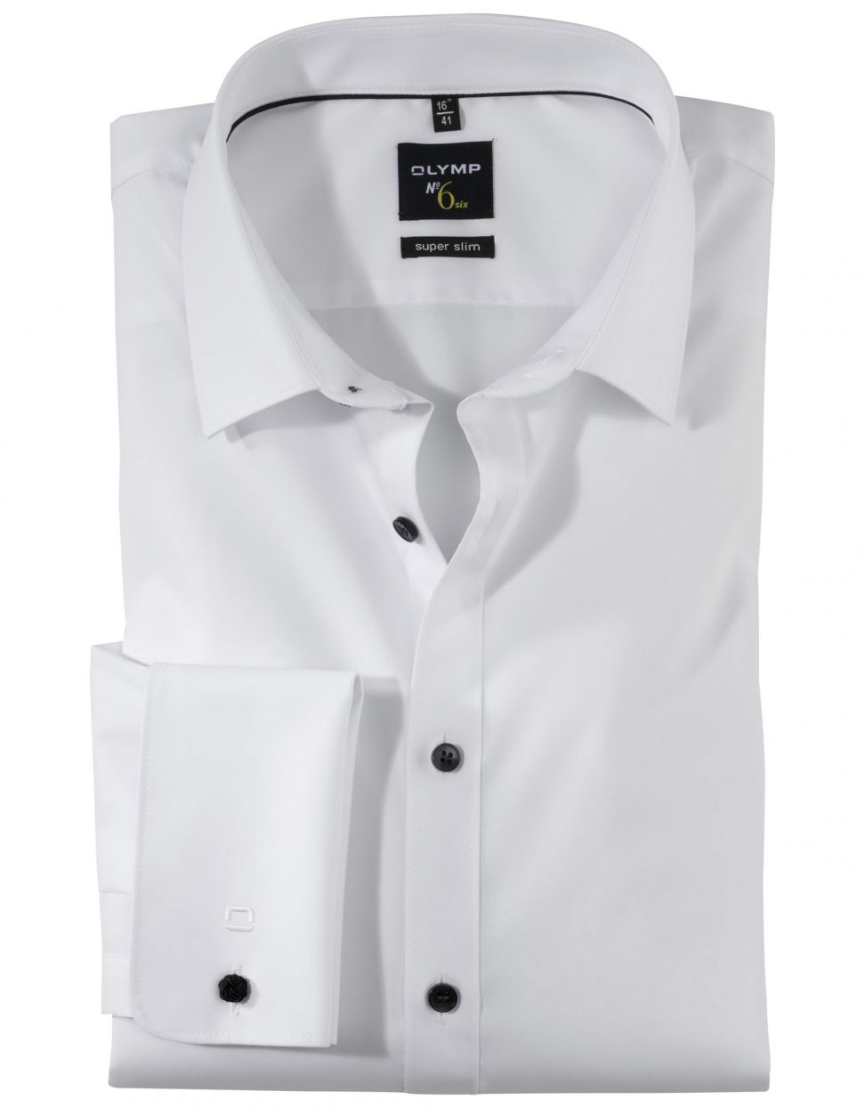 Koszula OLYMP No. Six, super slim,Urban Kent ,biała skw  04386500