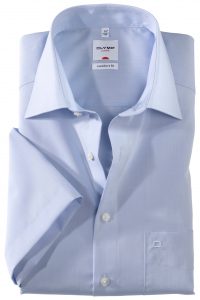 Koszula OLYMP Luxor comfort fit /błękitna-krótki rękaw/ New Kent /  51311211