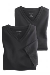OLYMP T-shirt czarny/ 07011268 modern fit (2 szt.)