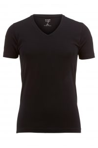 OLYMP T-shirt czarny /body fit 0801/12/68 v-neck