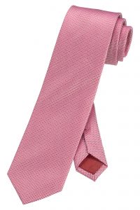OLYMP krawat jasnoczerwony Jedwabny 1655/00/80 (7 cm)