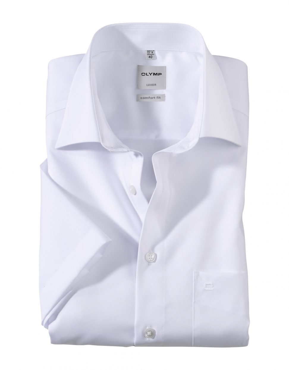 Koszula OLYMP Luxor comfort fit / biała /New Kent / 02541200 krótki rękaw