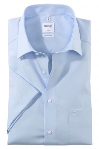 Koszula OLYMP Luxor comfort fit / błękitna /New Kent / 02541215 krótki rękaw