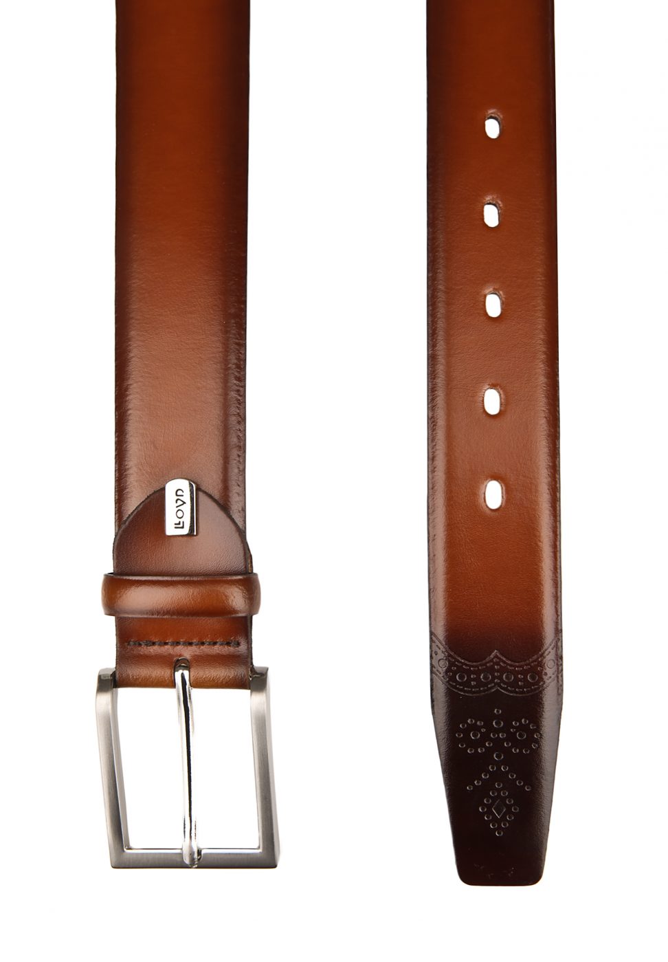 LLOYD Men's Belts Pasek Skórzany skw 1080/11-cognac 3,5 cm