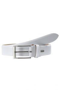 LLOYD Men's Belts Pasek Skórzany 1317/20-biały 3,5 cm
