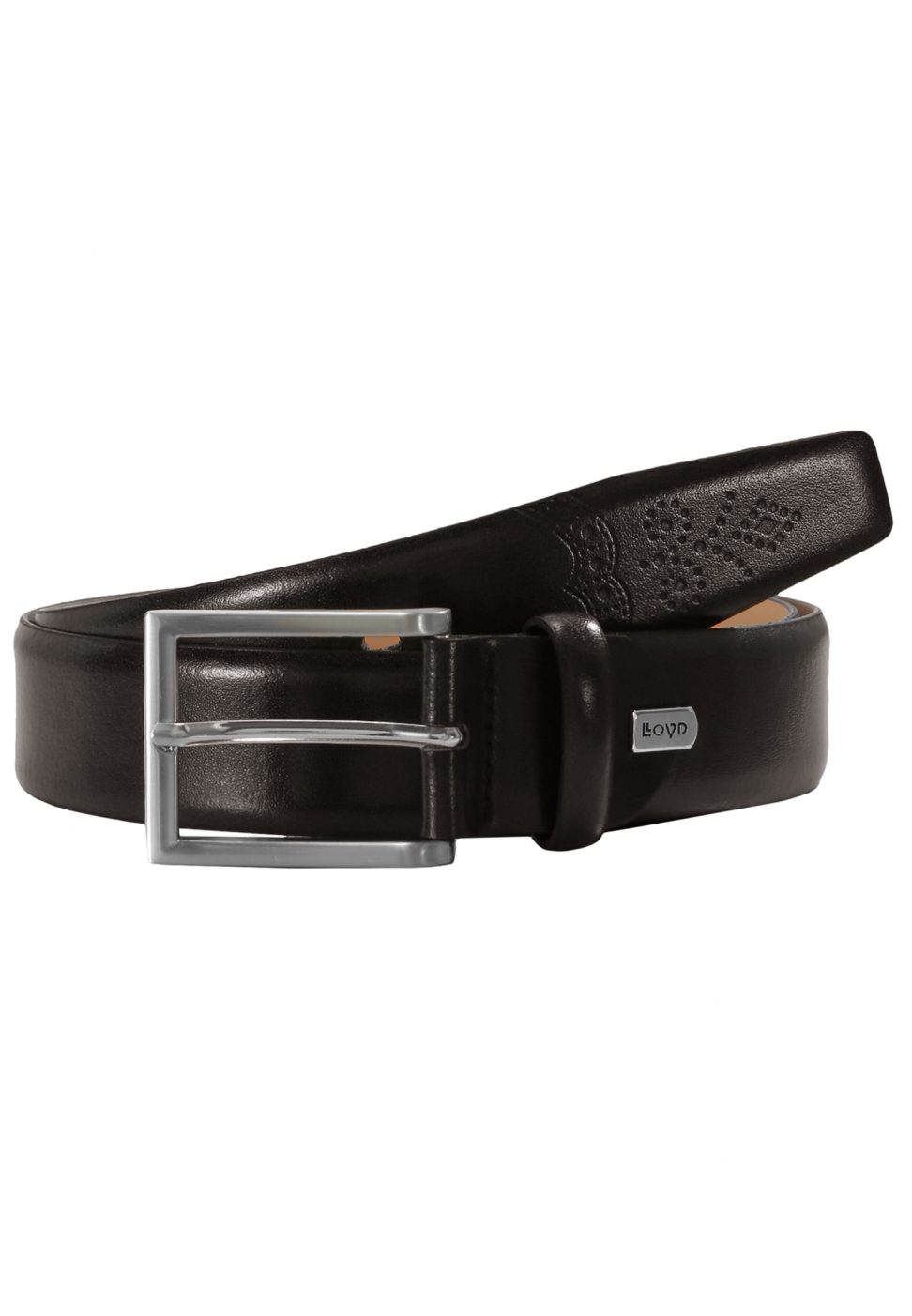 LLOYD Men's Belts Pasek Skórzany 1080/40 skw-brązowy 3,5 cm