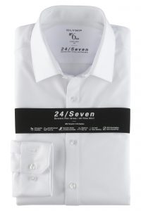 Koszula OLYMP No. Six 24/Seven super slim / biała / Urban Kent / 25126400