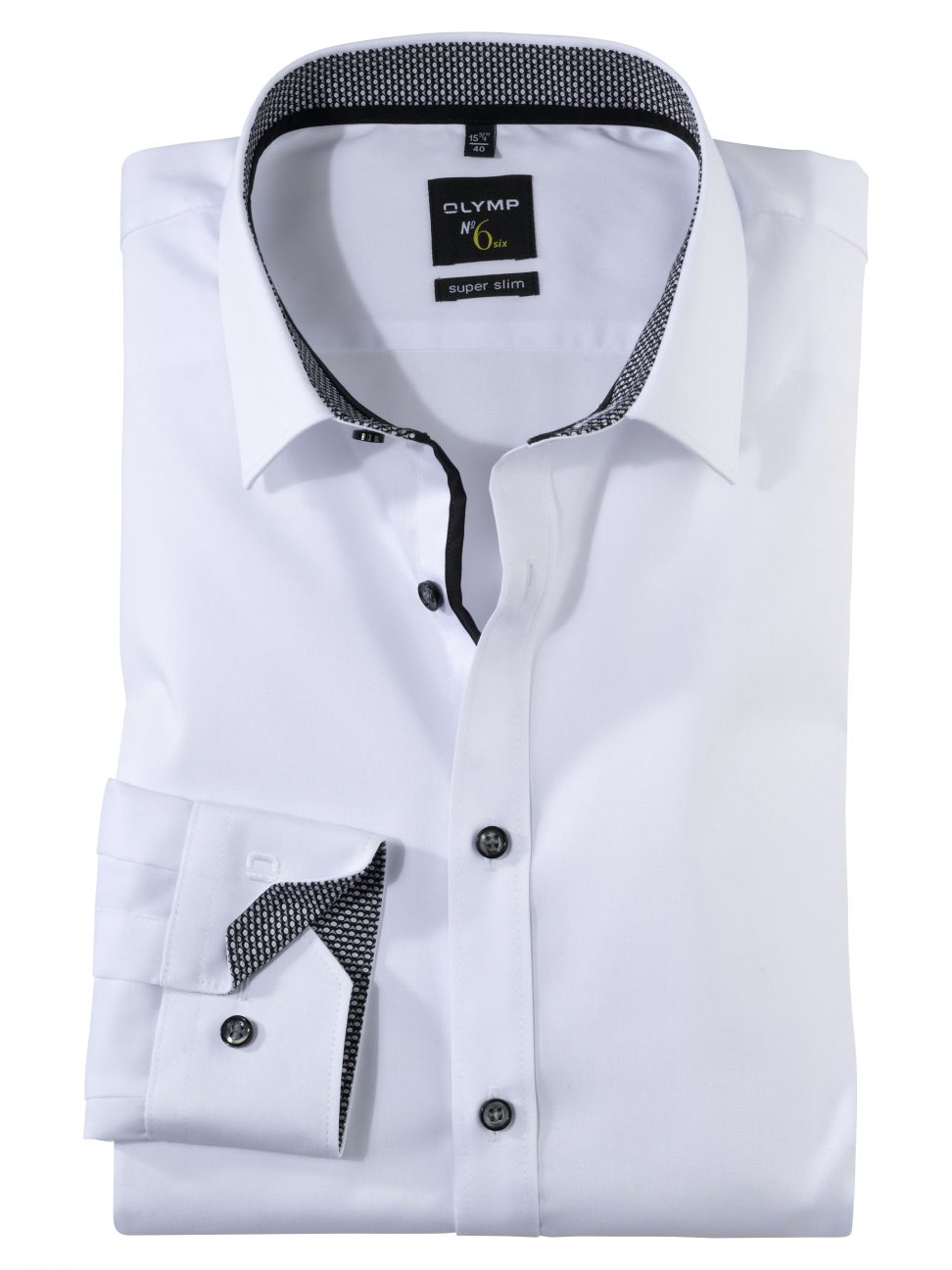 Koszula OLYMP No. Six, super slim biała / Urban Kent / 07746400