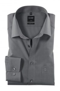 Koszula OLYMP Luxor, modern fit, Medium Grey / New Kent / 03026460