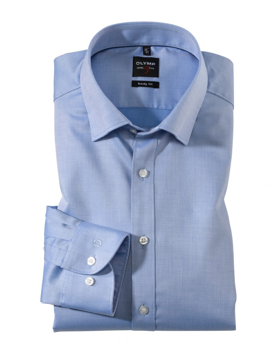 OLYMP Level Five body fit / Under button-down / blue / 04646415 skw