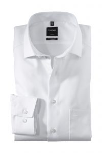 Koszula OLYMP Luxor, modern fit, biała / Global Kent /  07456400