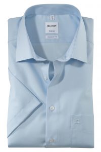 Koszula OLYMP Tendenz, modern fit, błękitna / New Kent /07111211 krótki rękaw