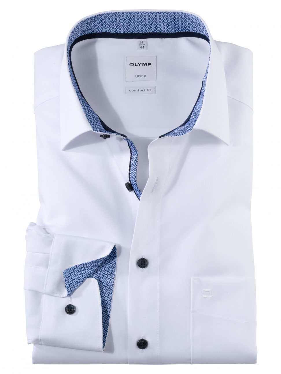 Koszula OLYMP Luxor comfort fit / biała / New Kent /07136400