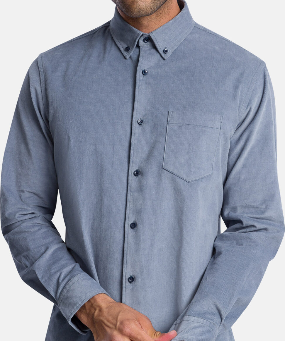 Koszula Pierre Cardin, modern fit / C6 41007.0090 6102 niebieski sztruks