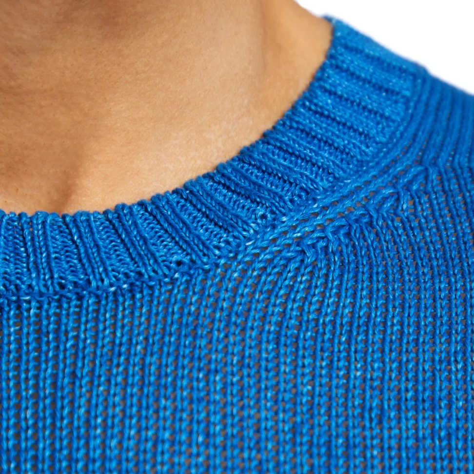 Sweter O-Neck Tom Ripley  T1141/ 637  cobalto LEN