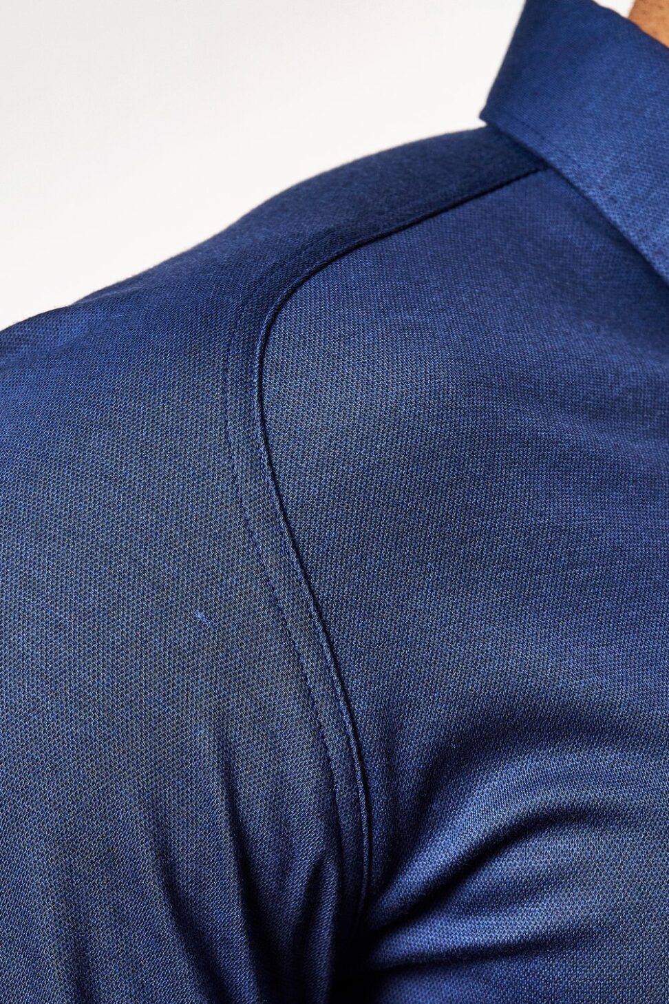 Koszula Desoto  Kent krótki rękaw 63032-3 534-intensywny niebieski