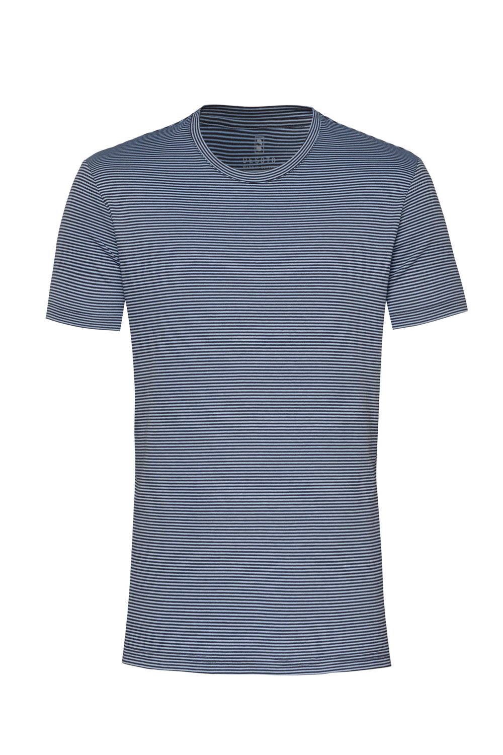 T-Shirt Roundneck Desoto  krótki rękaw skw 64070-3 573-jasnoniebieskie paseczki