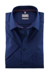 Koszula OLYMP Luxor comfort fit /Niebieska / New Kent / 10493214 krótki rękaw