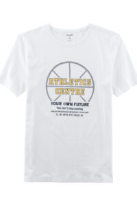 T-Shirt modern fit  OLYMP  Casual Biały 56333200