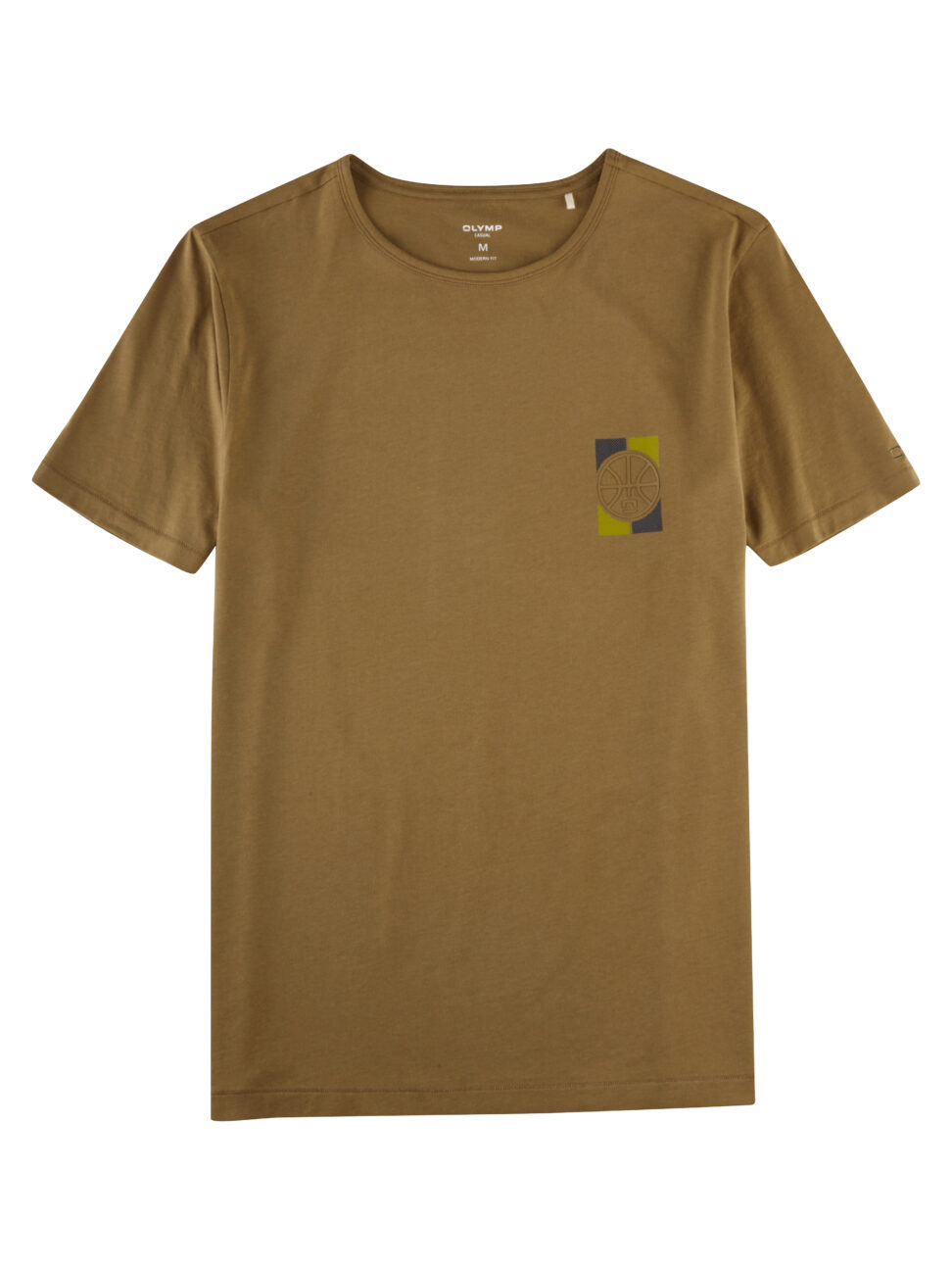 T-Shirt modern fit  OLYMP  Casual Khaki 56333226