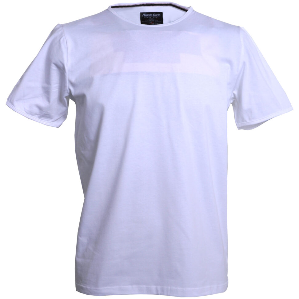 T-Shirt Rundhals  Monte Carlo  biały 999-03510