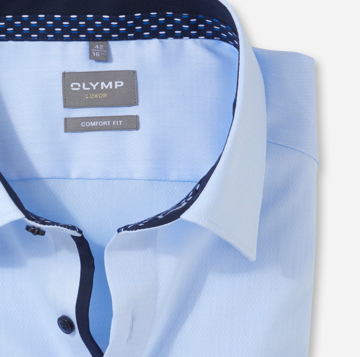 Koszula OLYMP Luxor comfort fit / Błękitna / New Kent / 10624411