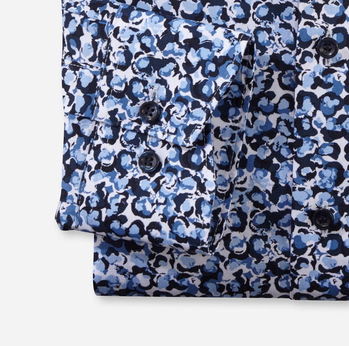 Koszula OLYMP Tendenz, modern fit, Niebieskie wzorki / New Kent / 86204411