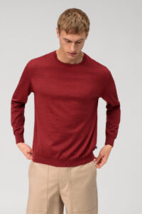 Sweter O-neck  Olymp Modern Casual  / Barolo / 01501170 / wełna merynos