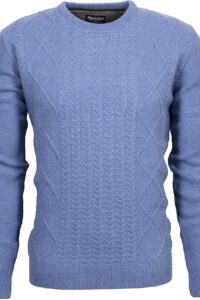 Sweter O-neck Monte Carlo 223-61080 Niebieski