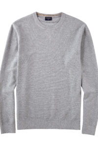 Sweter O-neck  Olymp Regular Casual  / Szary /53018562/  bawełna