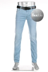 Spodnie Alberto Jeans, Regular Fit, Bawełna T400®,  64571577/825 jasnoniebieskie