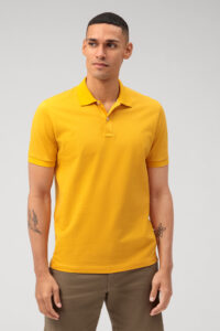 Polo OLYMP  Casual Jersey / Żółta 54095253